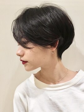 ピークアブー 原宿ハラカド(PEEK-A-BOO) ハンサムショート/クールモード/大人黒髪女子/絶壁解消/くせ毛