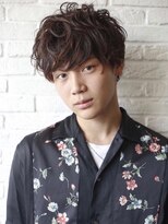 メンズサロン Johnny MEN 下北沢店【ジョニーメン】 men's/メンズ/リバースセンターパート/ニュアンス/ダウンパーマ