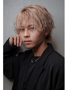 メンズサロン ガウディ 梅田茶屋町店(men's salon Gaudi)の写真/【阪急梅田駅】<Cut+カラ-￥7800>ブリ-チカラ-も大得意◎ハイト-ンはダメ-ジが心配?ケアメニュ-も豊富です。