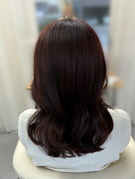 エマ 浦上駅前店(EMMA) レッドブラウン×透明感ケアカラー