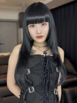 アイヴァン(AIVAN) レイヤーカット ブルーブラック 姫カットiii