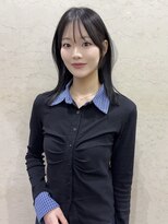 アクシス 栄ガスビル店(`AXIS)&nbsp;ミルクティーブロンド/ダークブルー/デジタルパーマ/名古屋栄