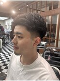 波巻きツイストスパイラルリバースセンターパートニュアンスパY