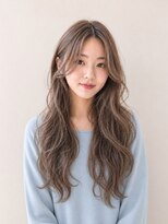 ラックスビーギャラリー なんば駅前店(LUXBE GALLERY) 髪質改善 アッシュブラウン ストレートロング
