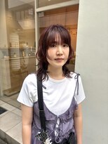 メルト 西梅田店(melt)&nbsp;暖色カラーのウルフパーマ