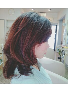 ヤング(young HAIR SALON) 巻き髪を楽しむミディアムレイヤー