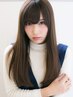 ≪朝のセットが楽々♪≫カット+ストレートパーマ+潤いTR ￥26400→￥19800
