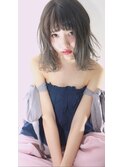 エアリー感が可愛いロブ スタイル!マーメイドアッシュ