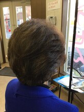 美容室 髪ふうせん ナチュラルでボリュームを出したスタイル
