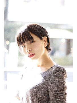 ツネ ヘアアンドヘッドスパ(TsuNE hair&head spa) 黒髪小顔ショート