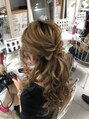 ヘアーメイクサロン リュクス(Hair make salon LUXE) ルーズハーフアップ