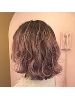 フィッシュ(fish)&nbsp;【ユゲミナミ】フェミニンボブ明るめピンク