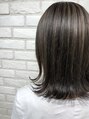 アッシュ 稲田堤店(Ash)&nbsp;シンプルな外ハネスタイルです。ハイライトで立体感もプラス。