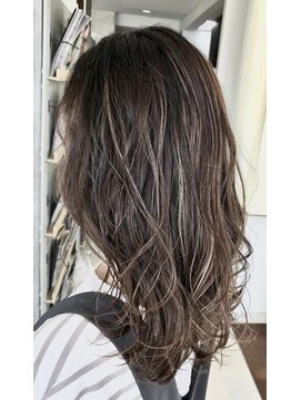 ルノン(LUNON) 【LUNON】抜け感ウェーブセミディ