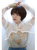美シルエット♪小顔マッシュショートヘア