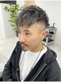 刈り上げツーブロックメンズパーマ☆メンズカット