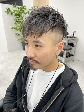 ウィコ 新宿(WICO) 刈り上げツーブロックメンズパーマ☆メンズカット