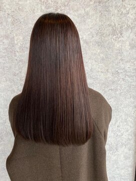 アース コアフュールボーテ 上田店(EARTH coiffure beaute) ダークブラウンダブルカラー韓国