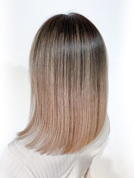 テラス(TERRACE) 【TERRACE】髪質改善ミルクティーベージュバレイヤージュ