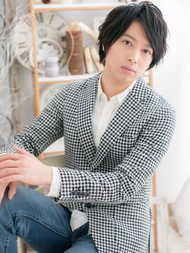 モッズヘア 越谷(mod's hair) ウルフカットくせ毛風ツーブロックショートm越谷20代30代40代