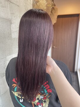 ミルヘアデザイン(mil hair design) ピンクブラウン