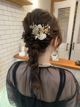 オーブ ヘアー リリー 博多2号店(AUBE HAIR lily) おでかけにあみおろしセット