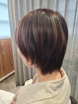 アニュー ヘア アンド ケア(a New hair&care) 20代30代大人可愛いエアリーショートラベンダーベージュ透明感