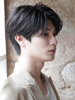 カライング(ing) モテる黒髪ネープレスショート束感モテ髪ワックスなしマッシュ