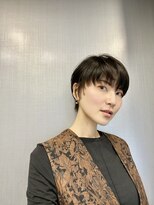 ハルキ ミナト ジャパン オオサカ(HARUKI MINATO japan OSAKA)&nbsp;20代30代40代抜け感ショートレイヤーナチュラルベージュ