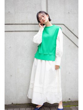 アッシュ 池袋店(Ash) 10代20代30代『センターパートボブ』 #池袋駅