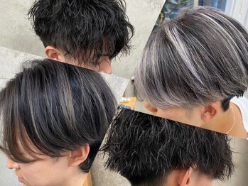 アルファ ヘアー(ALPHA HAIR)の写真/【最旬トレンド】メンズバレイヤージュ/パーマ/マッシュヘア/センターパートなど人気のStyleもお任せ下さい