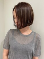 ジル ブラン 福岡(JIL BLAN) ハイライトレイヤーカットショートボブイルミナカラー天神大名