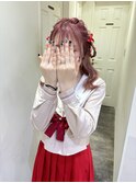 編みこみ×ひつじヘア