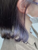 ニュイ 高槻 阪急茨木店(nui)&nbsp;黒髪ボブルフネビージュ小顔ワンレンスペインカール