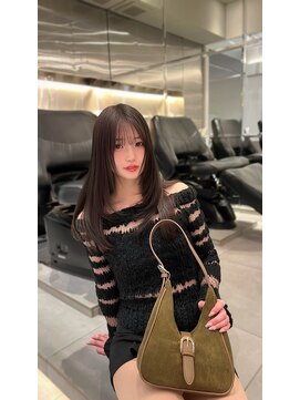 ノク 渋谷(nok) フェイスレイヤー_メルティカラーフェミニンロング