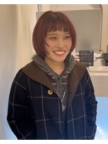 アンジェリカラボ 高田店(ANGELICA LABO)&nbsp;【ANGELICA LABO 高田店　市川誠人】前上がりレイヤーボブ