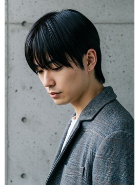 キャンバス バイ ネオリーブ 横浜西口(Canvas by neo.) ニュアンスパーマ 韓国マッシュ ブルーブラック