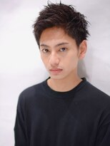 Men'sツーブロックニュアンスパーマ#001
