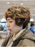 ハイライトパーマショート!