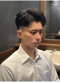 フェードスタイル×ビジネスカジュアル
