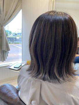 クラウン ヘア ラウンジ(CROWN hair lounge) 【クラウン】20代30代40代くびれボブ×アンブレラバレイヤージュ