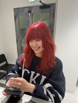 アテバイルイス 喜連瓜破(ATE by luis) ◎ブリーチ1回でできるレッドカラー