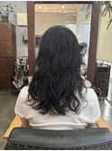 木村法子【黒髪ロング×韓国風デジタルパーマ】