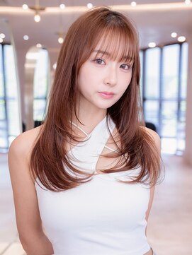 ドリップ バイ ハバナ 原宿(driP. by HAVANA) 20代30代ミディアム顔周りレイヤーカット髪質改善ストレート