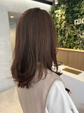 ルディー バイ ヘアーポケット(rudii by HAIR POCKET) ミディアムレイヤー*マロンブラウン