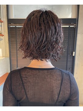 エニイ(ANY) デザインカラー/オリーブベージュ/ウエットヘア【千葉/パーマ】