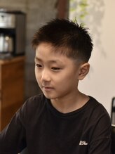 束感男の子キッズショート【キッズカット/メンズカット/倉敷】