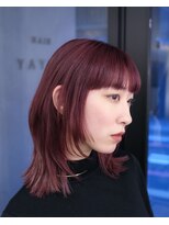 ヤイカ(YAYKA)&nbsp;深みピンクのウルフヘア