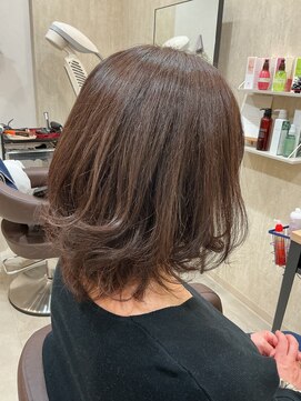 似合わせカット＋ブラウンベージュ＋トリートメント