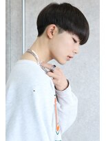 クロトヴィラ 天神大名(KUROT villa)&nbsp;サラガミマッシュツーブロック刈り上げ黒髪